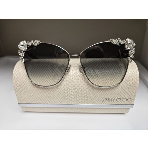 JIMMY CHOO KYLA/S 25TH NAPSZEMÜVEG PALLADIUM / SZÜRKE SHADED NŐI /KAMPDLN VÁRHATÓ ÉRKEZÉS:04.10